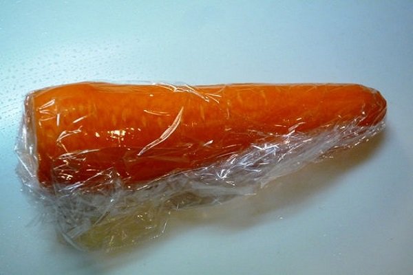 Каждая морковь в пищевую плёнку